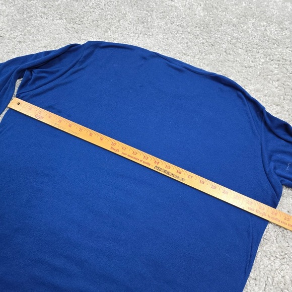 Patagonia Shirt Mens XL Blue Capilene Long Sleeve Pullover Outdoors Made in USA - Picture 8 of 11